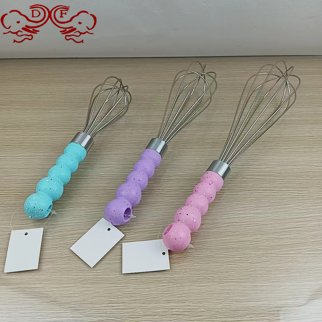 DF68914手动打蛋器2.0线径喷点葫芦柄多用奶油蛋清打发器搅拌器DF TRADING HOUSE