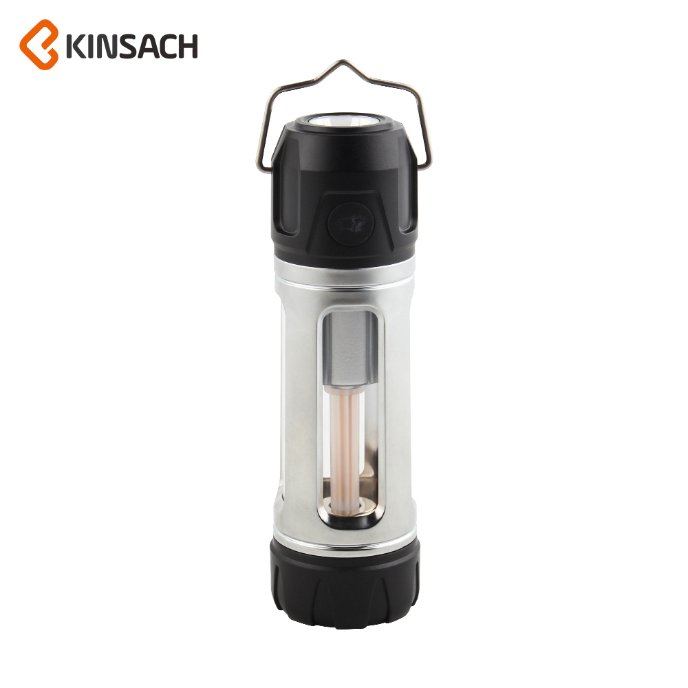KINSACH Star Source Plastic Rechargeable COB+2835+XTE flashlight
