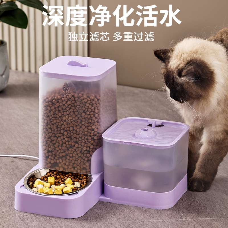 宠物用品自动喂食饮水一体机详情图6