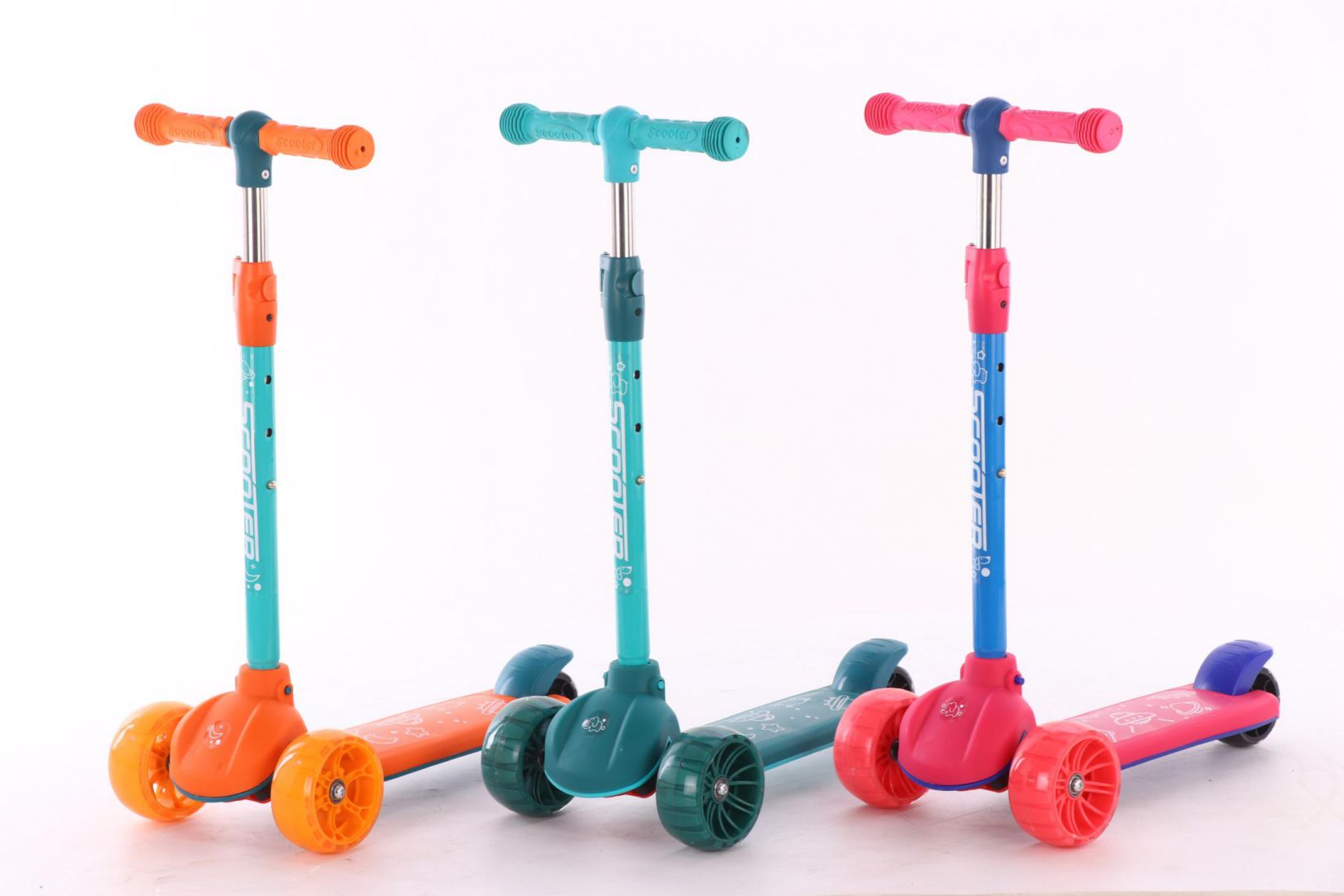 Children's scooters, outdoor rides, foldable scooters 2