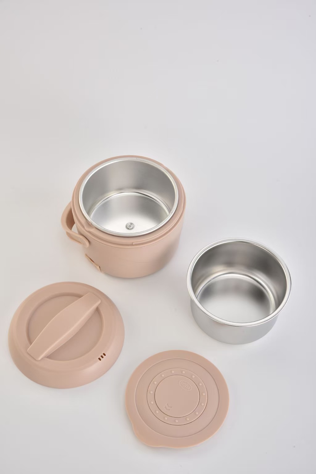Portable stainless steel electric lunch box for office workers, waterless heating, constant temperature, mini with rice, car, household, car electric lunch box, lunch box, children's plug-in heating, small household appliances, household appliances undefined