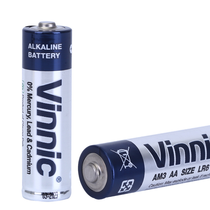 银战士松柏电池VINNIC5号碱性电池AA LR6电池