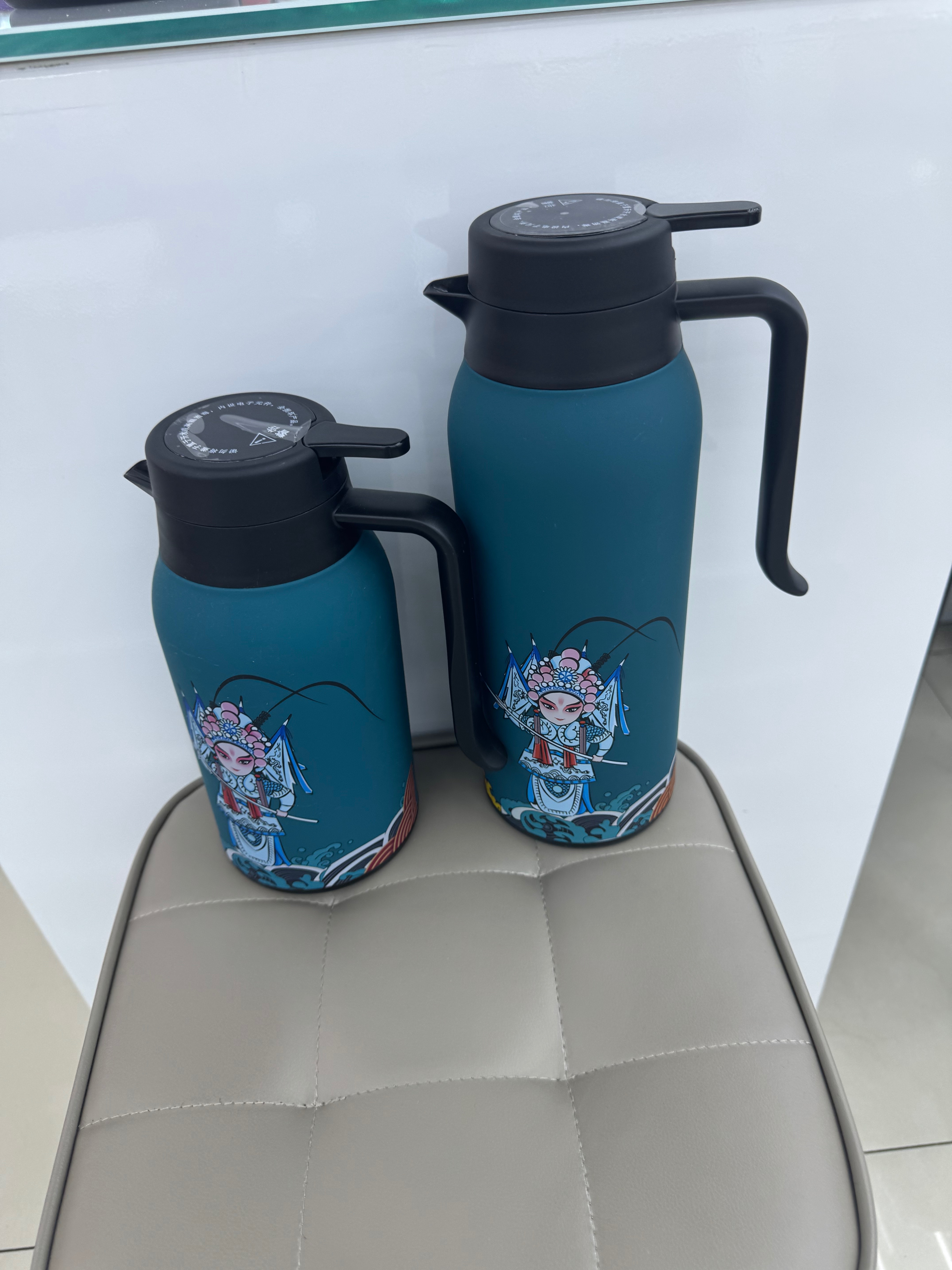 不锈钢保温壶按压出水暖水壶学生宿舍便携式热水壶