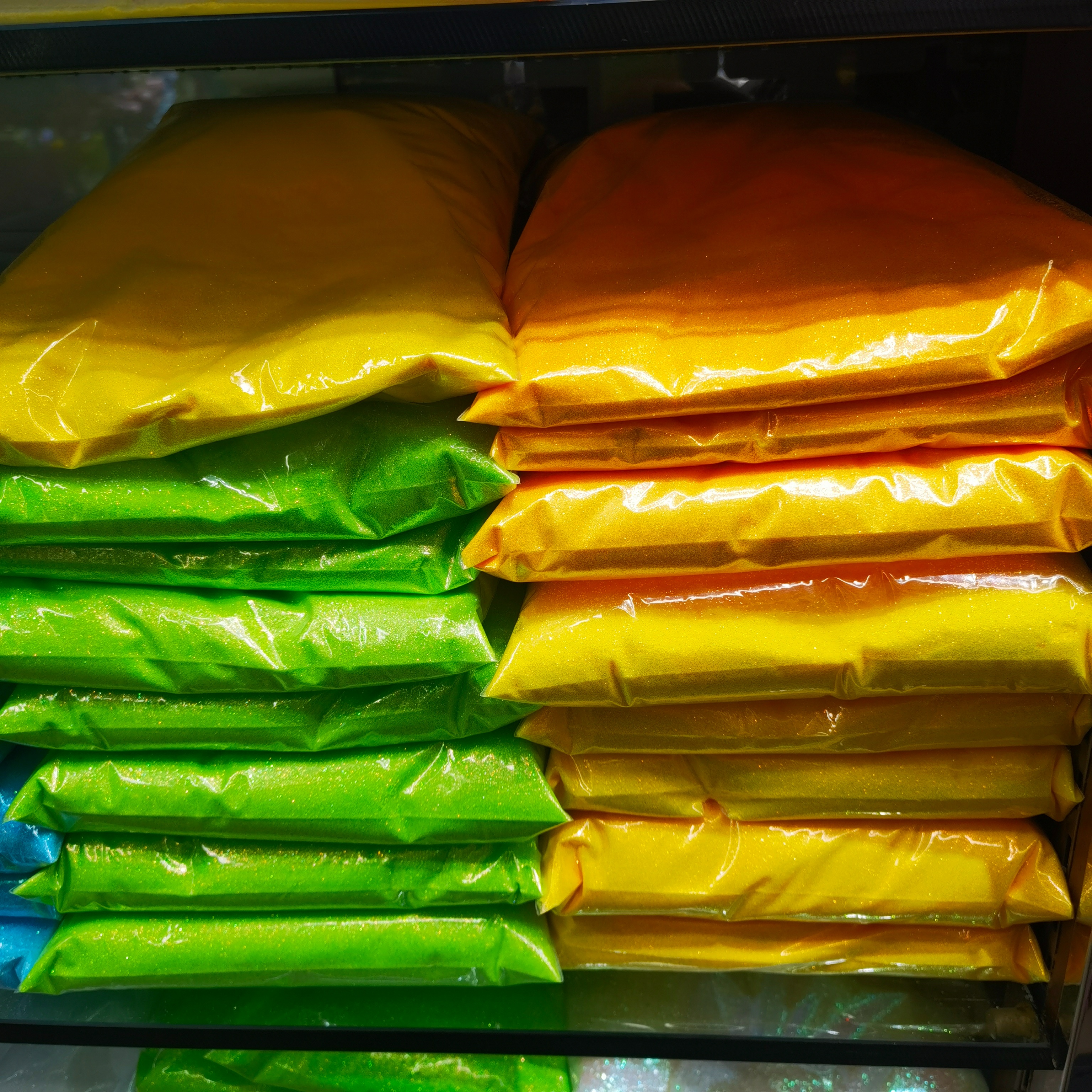 1/128幻彩蓝金葱粉圣诞亮片金粉装潢涂料玻璃砂红闪光厂家批发金粉亮片金葱粉镭射七彩银闪光粉六边形十字绣圣诞礼品美甲美缝详情1