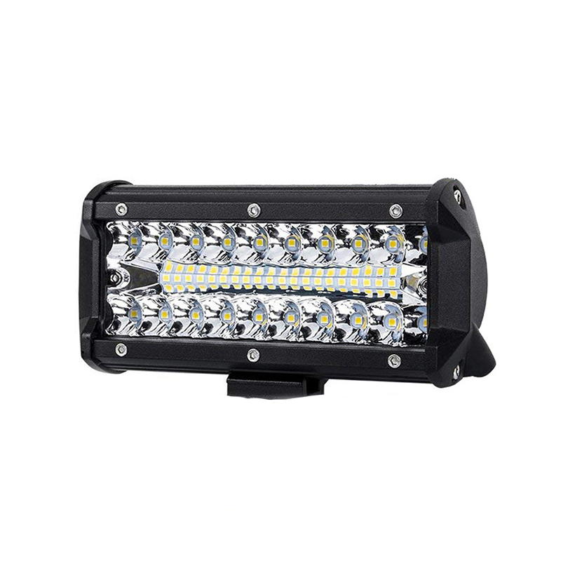 New type of general led work light for automobiles and trucks, 150W LED light bar, three rows of 7-inch off-road vehicle lights Item Picture