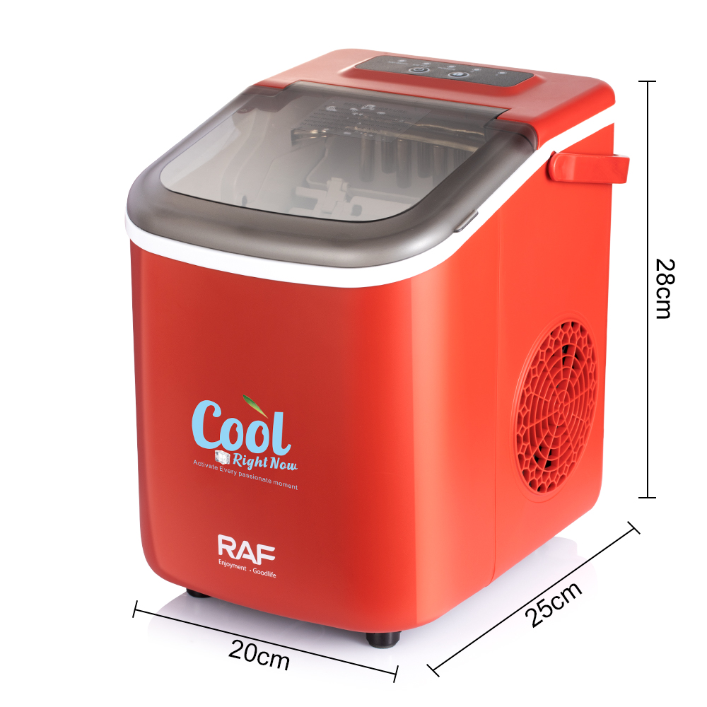 RAF European standard cross-border ice maker, household quick ice maker, automatic bullet ice maker, visual mini ice maker Specification drawing