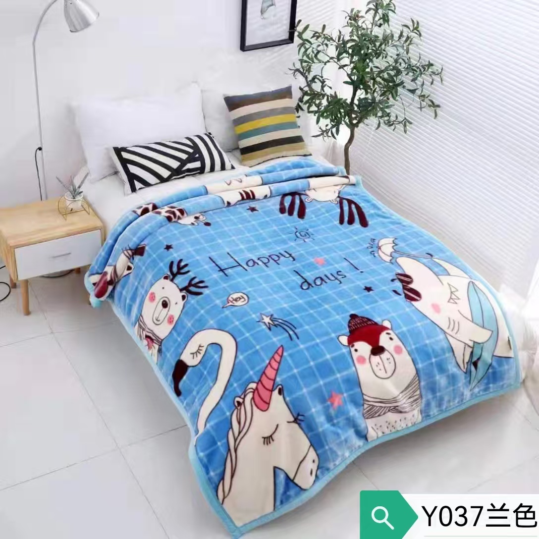 Bedding blankets, double-layer cartoon blankets, single-person cover blankets, coral fleece thickened blankets, winter bed sheets, fleece blankets pic 11