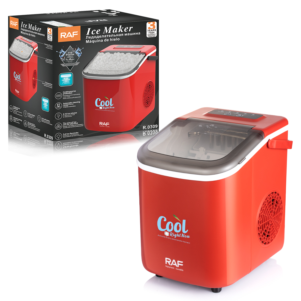 RAF European standard cross-border ice maker, household quick ice maker, automatic bullet ice maker, visual mini ice maker details Picture
