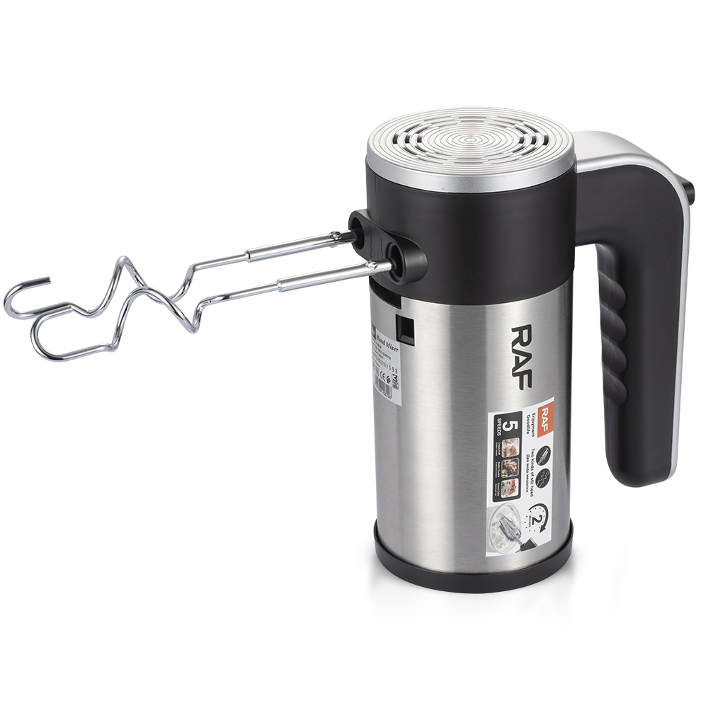 RAF European standard fully automatic handheld household electric egg Beater Baking High-Power Whipper Cream Mixer R.6639 Item Picture
