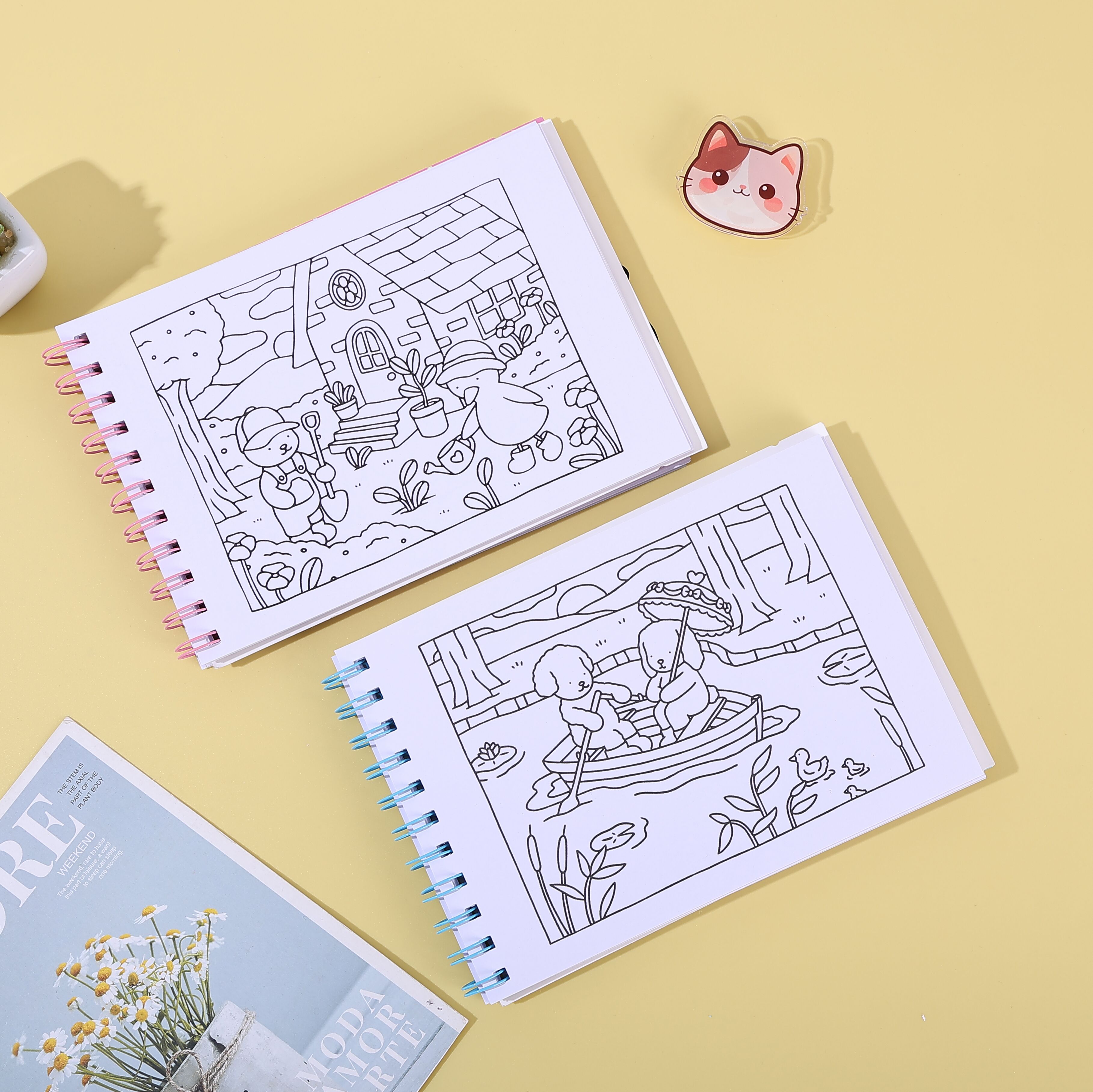 素描本实物图