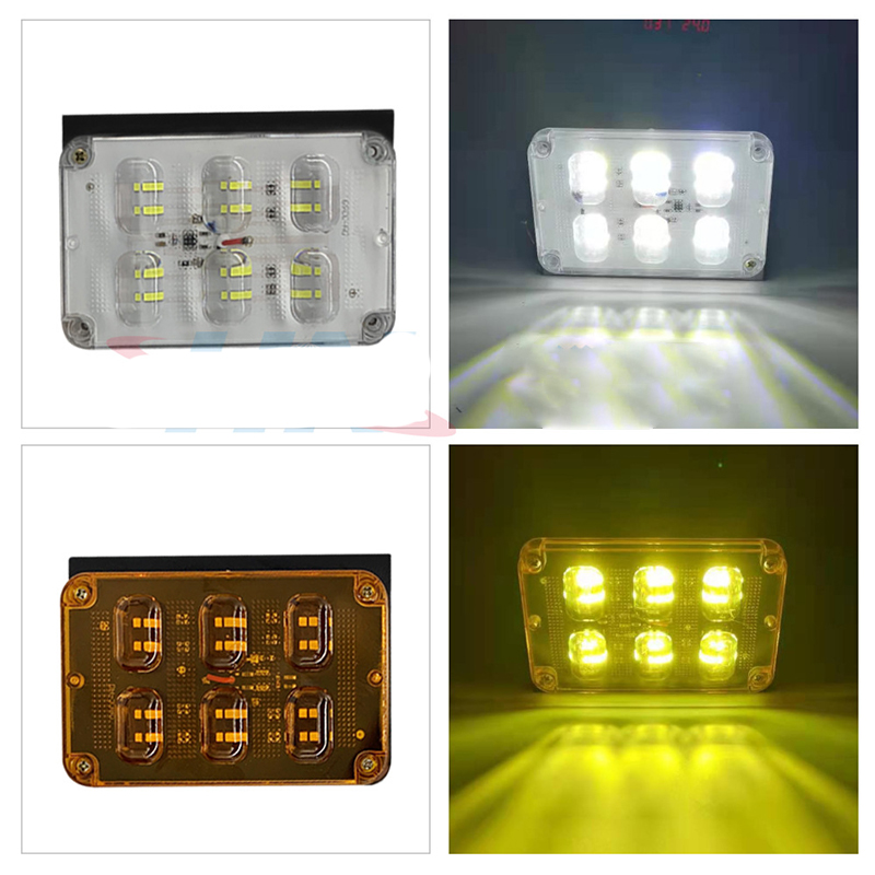 Square flashing edge light, square light, truck flashing edge light, trailer flashing edge light, truck LED flashing edge light details Picture