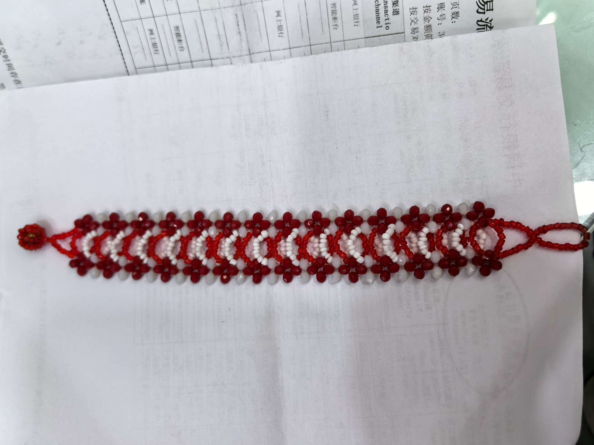 五彩绳编织水晶手链 高档饰品手饰 首饰礼品 水晶手串 时尚潮流手链女款图