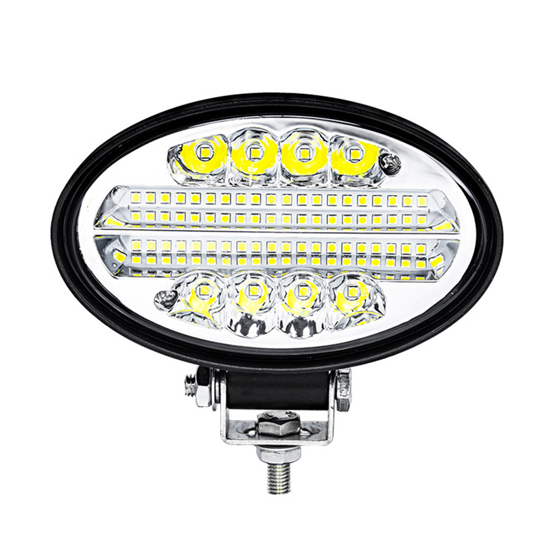 12V focused and diffused integrated high-brightness LED general spotlights for agricultural vehicles, 24V waterproof auxiliary lights for automobiles and off-road vehicles Item Picture