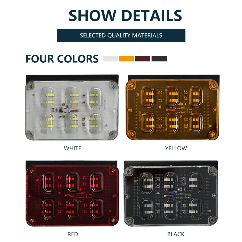 Square flashing edge light, square light, truck flashing edge light, trailer flashing edge light, truck LED flashing edge light Application Scenario