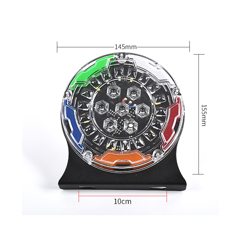 24VLED fog light guide, truck taillight indicator light, signal light, cross-border truck taillight, seven-color strobe reversing light details Picture