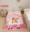 2025 New style mink fleece casual children's blanket, infant and toddler cloud children's blanket, cartoon air conditioner baby thickened small cover blanket details Picture