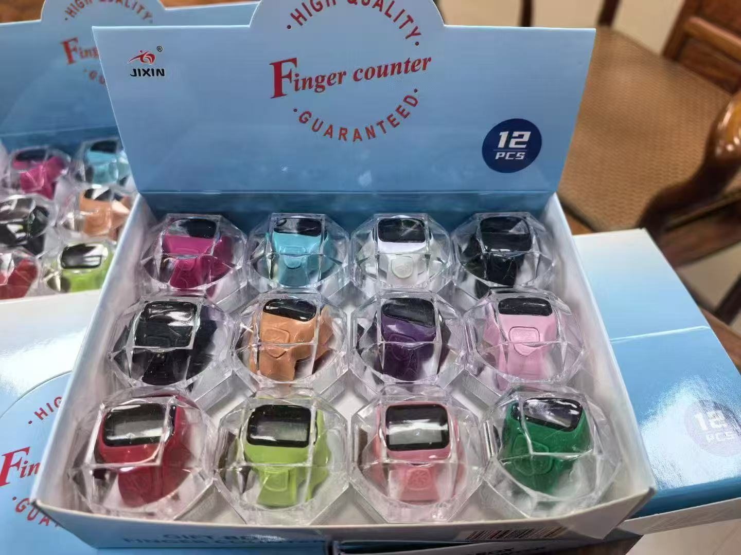 手动戒指电子记数器可视计数器触摸式数显手按充电智能图