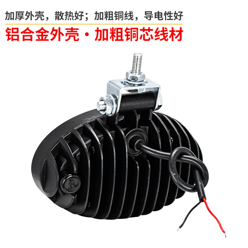 12V focused and diffused integrated high-brightness LED general spotlights for agricultural vehicles, 24V waterproof auxiliary lights for automobiles and off-road vehicles Application Scenario