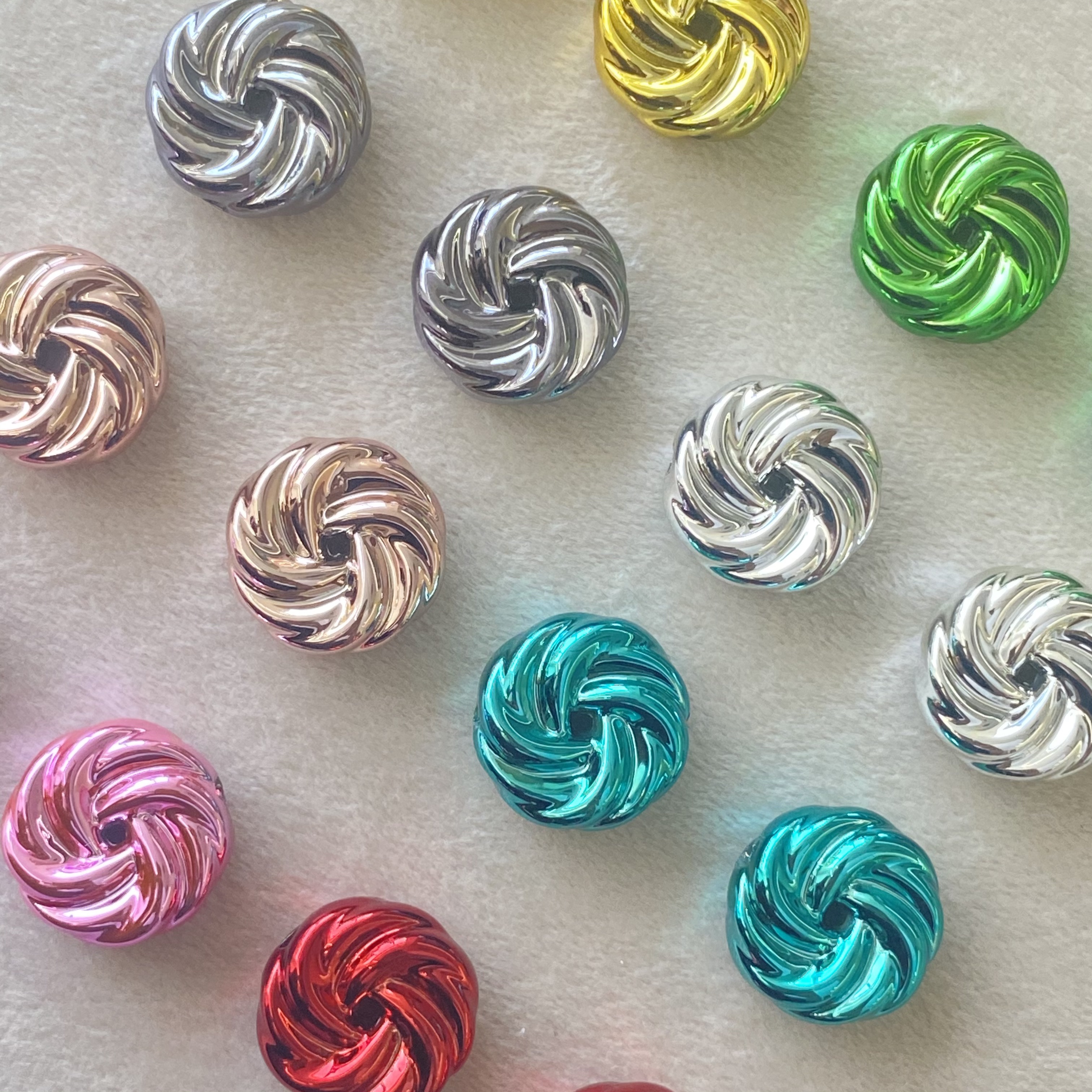 Acrylic electroplated metal cookie creative diy mobile phone pendant chain/pendant key chain accessory making materials Item Picture