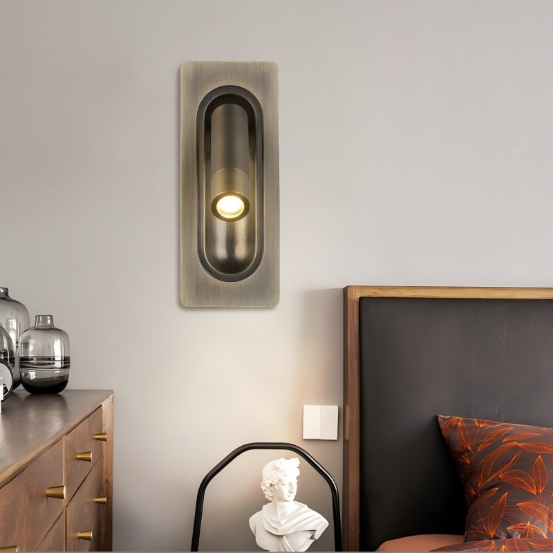 Built-in hotel bedside wall lamp, Vienna built-in magnetic reading lamp, all-season high-end wall lamp, Atour new style details Picture