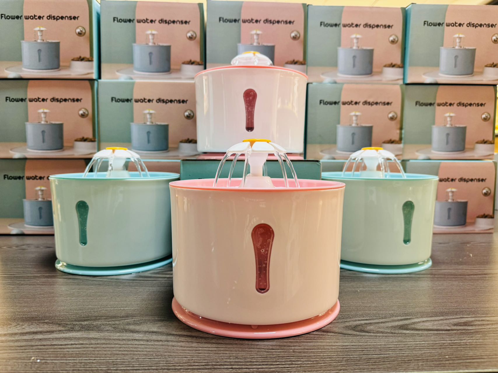 Induction pet water dispenser, pet supplies, smart pet supplies feeder, pet supplies, outdoor flower pet water dispenser details Picture