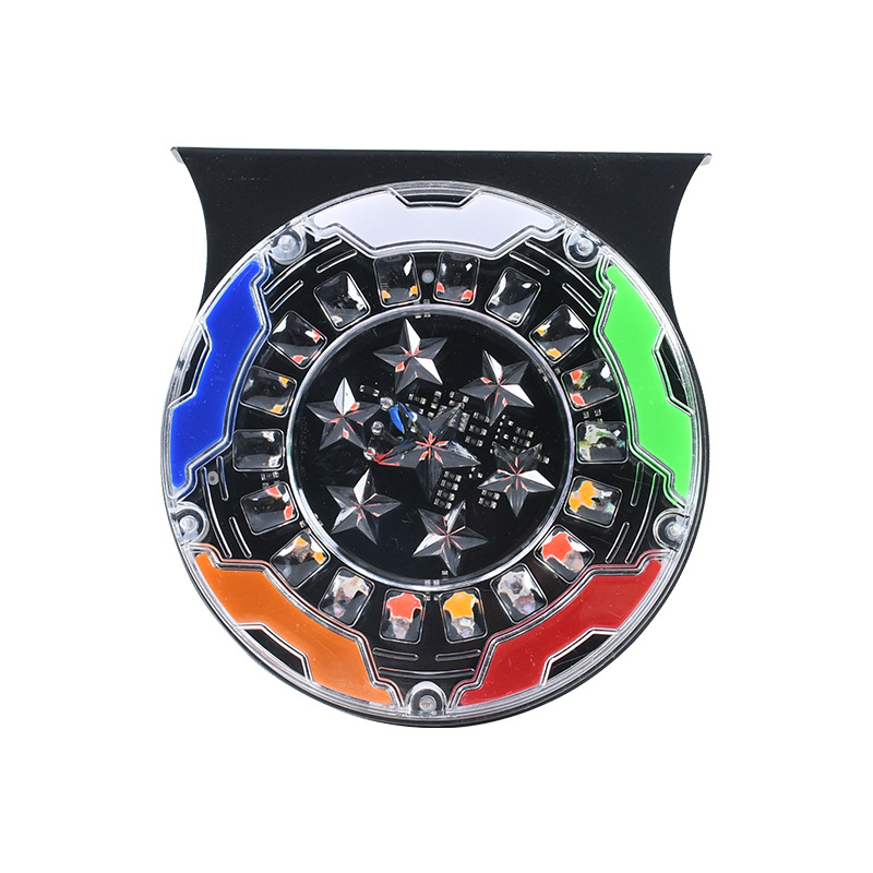 24VLED fog light guide, truck taillight indicator light, signal light, cross-border truck taillight, seven-color strobe reversing light Application Scenario