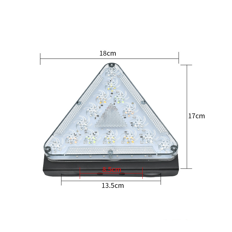 24VLED triangular flashing fog lights, truck lights, truck taillights, triangular flashing fog lights, truck side lights, taillights Application Scenario