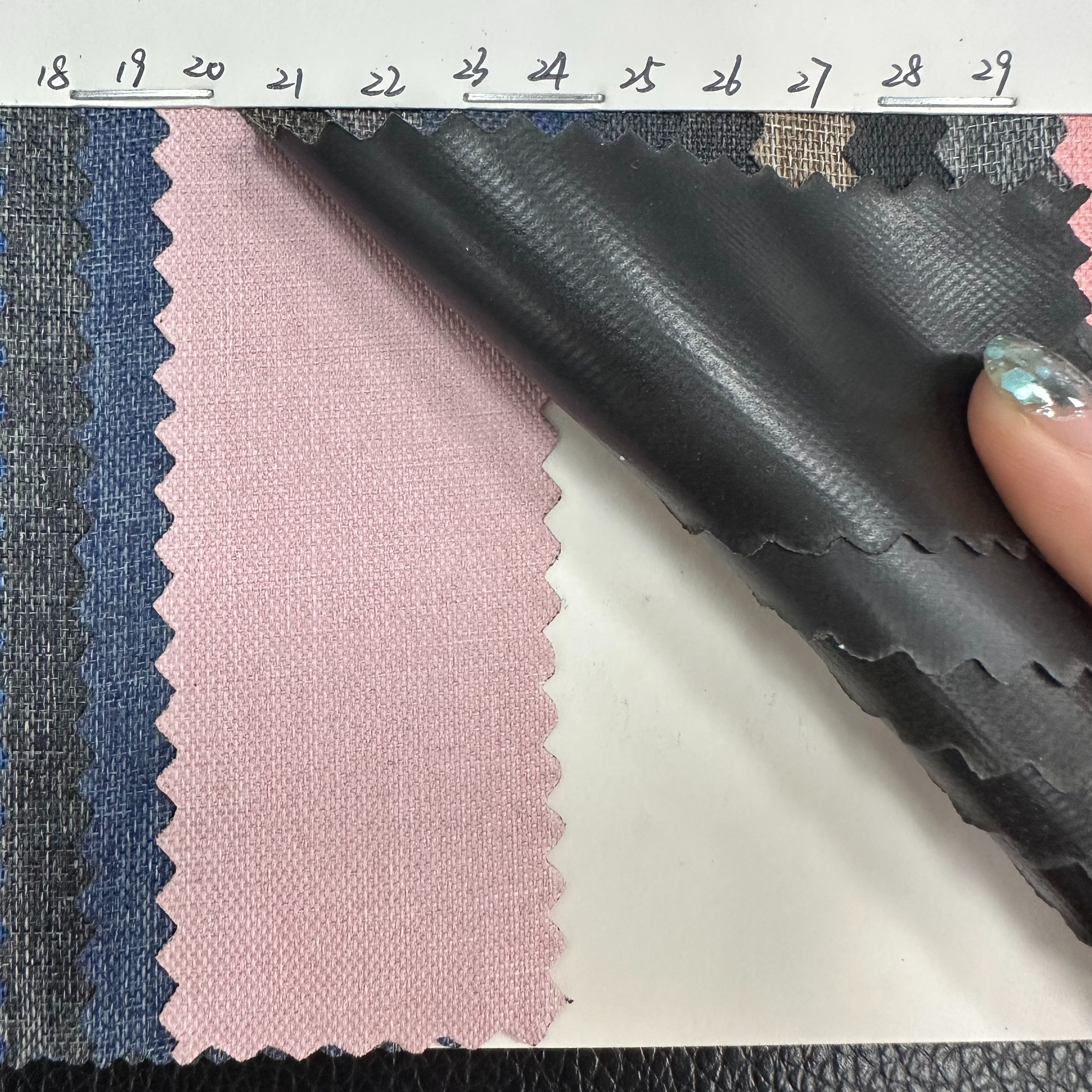 300D磨砂B版pvc细节图