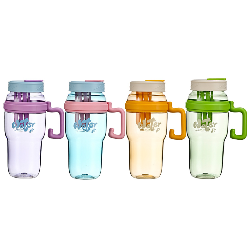 Z37-H854 High appearance level straw cup, large capacity office tea cup with tea filter straw coffee cup detail image 15