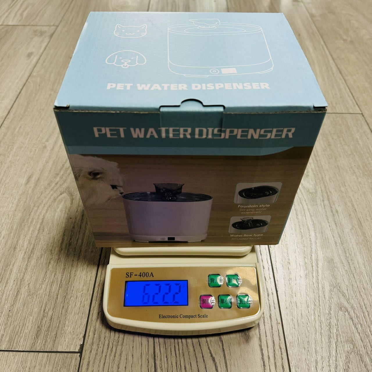 Induction pet water dispenser, pet supplies, smart pet supplies, feeder, pet supplies for outdoor use Specification image