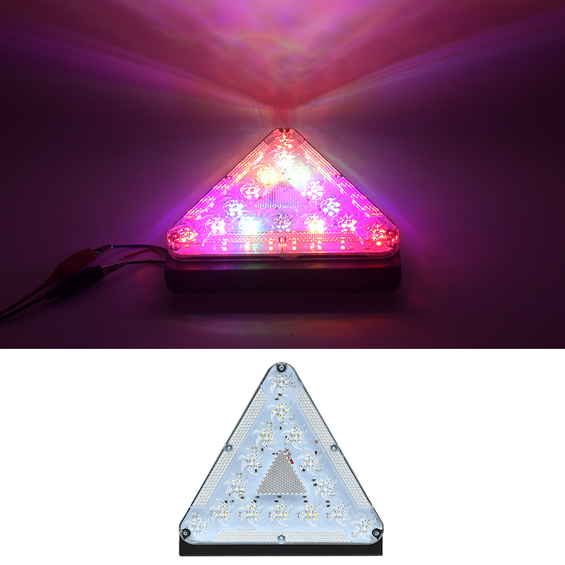 24VLED triangular flashing fog lights, truck lights, truck taillights, triangular flashing fog lights, truck side lights, taillights Item Picture