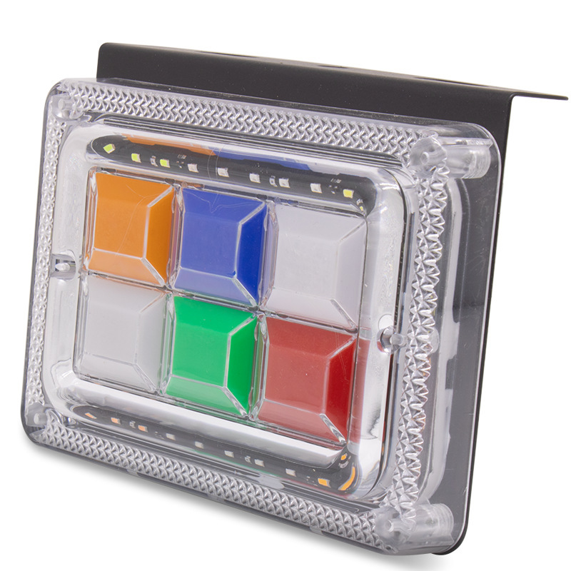 LED truck flashing lights, 24V waterproof high-intensity warning lights, anti-rear-end lights, flowing brake lights, taillights, and seven-color flashing lights Specification image
