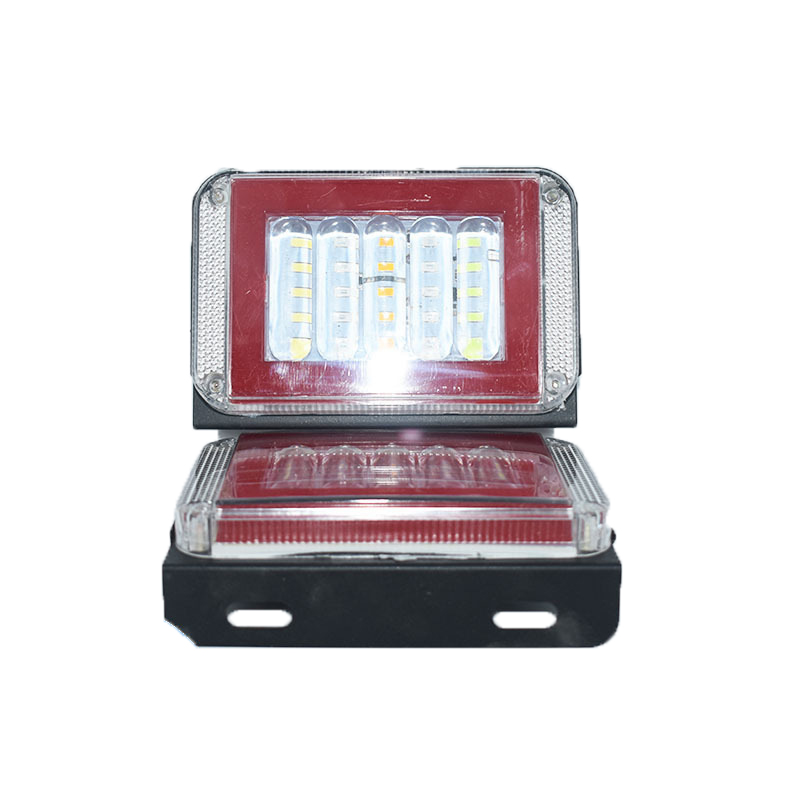 LED truck flashing lights, 24V waterproof high-intensity warning lights, anti-rear-end lights, flowing brake lights, taillights, and seven-color flashing lights Application Scenario