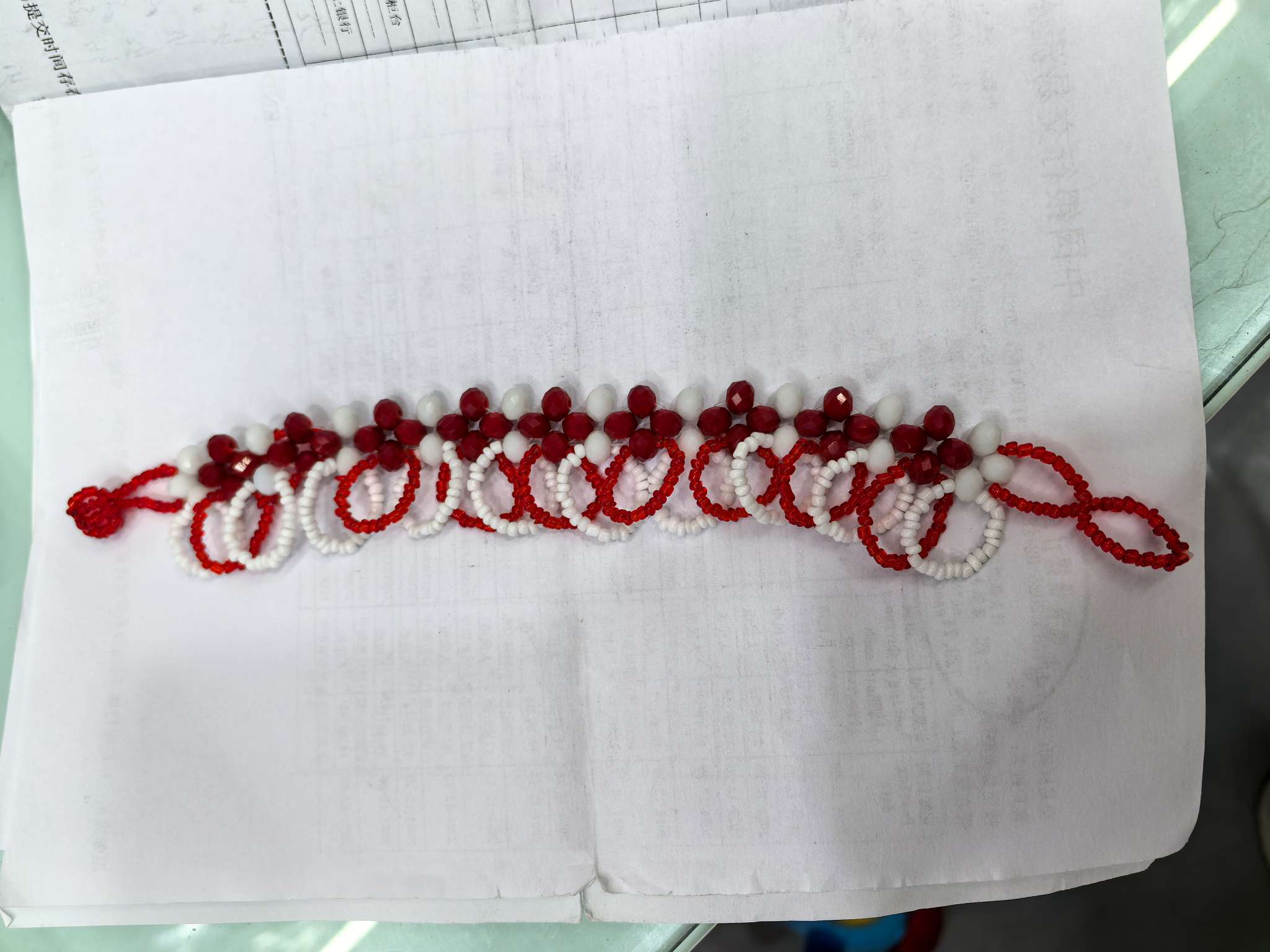 五彩绳编织水晶手链 高档饰品手饰 首饰礼品 水晶手串 时尚潮流手链女款产品图