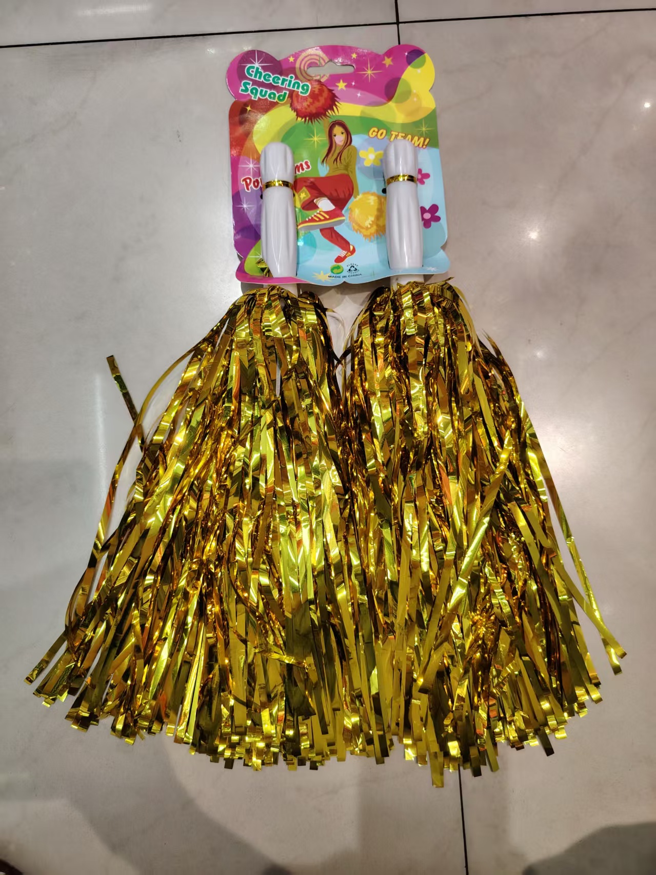 纹细丝加密花球啦啦队啦啦操花球手拿花学校运动会活动助威道具啦啦队彩球广场舞手摇花直柄加油棒拉花彩带丝带婚庆详情2