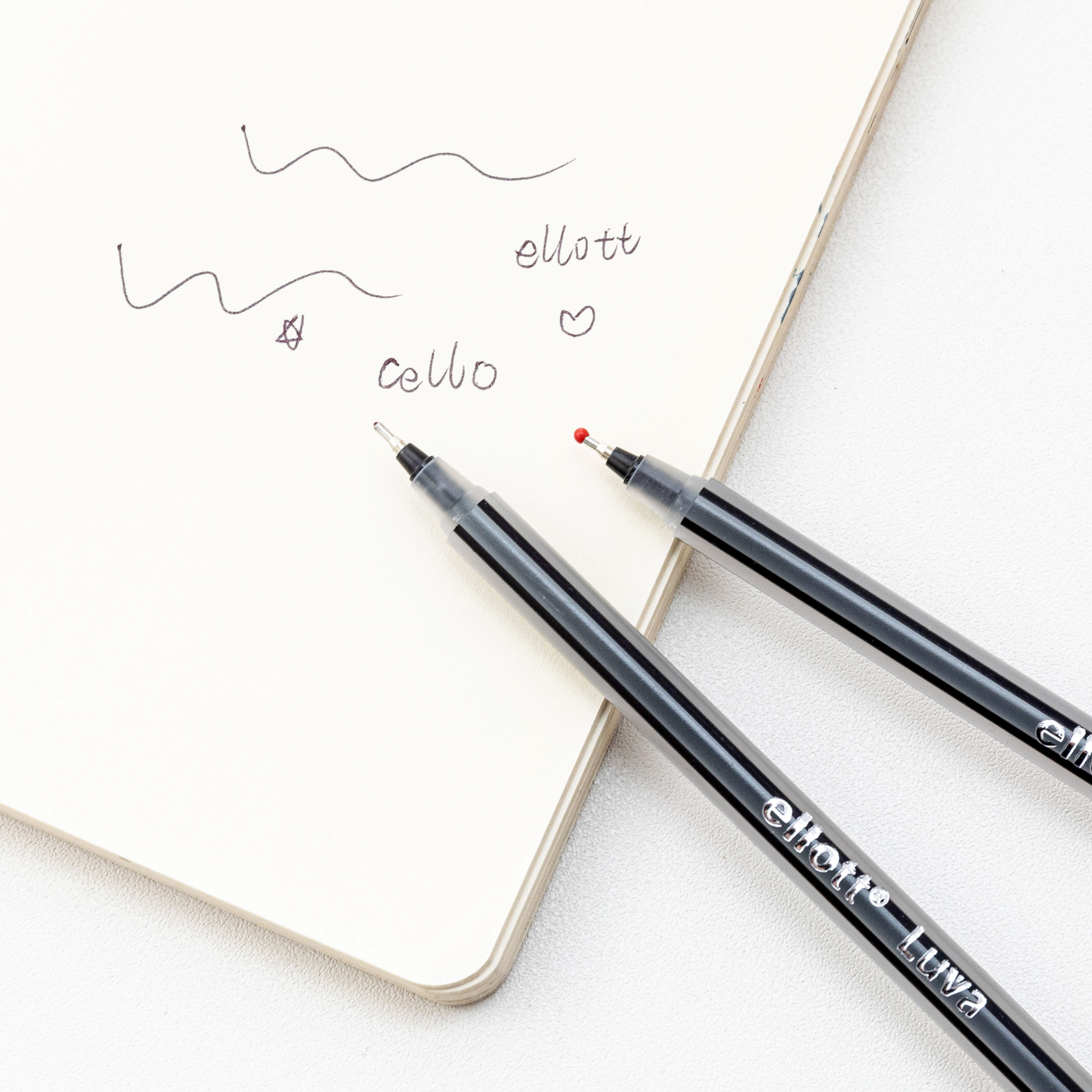 cello brand Smooth Writing Long Cap Ballpoint Pen ET-2406-black Application Scenario