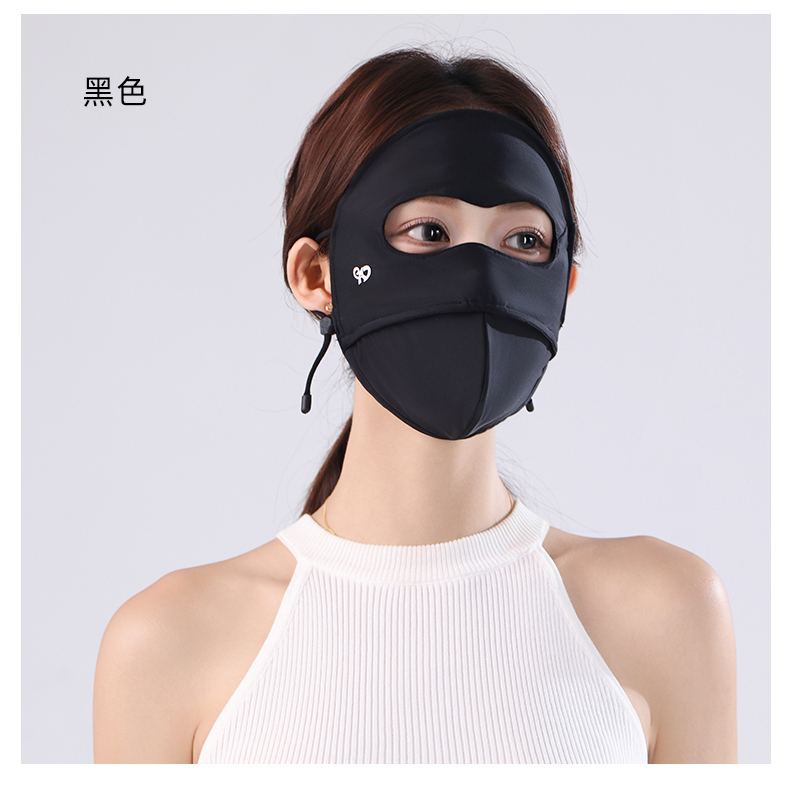 恩爱德防晒口罩女夏季防紫外线术后脸基尼遮阳冰丝全脸防晒面罩详情12