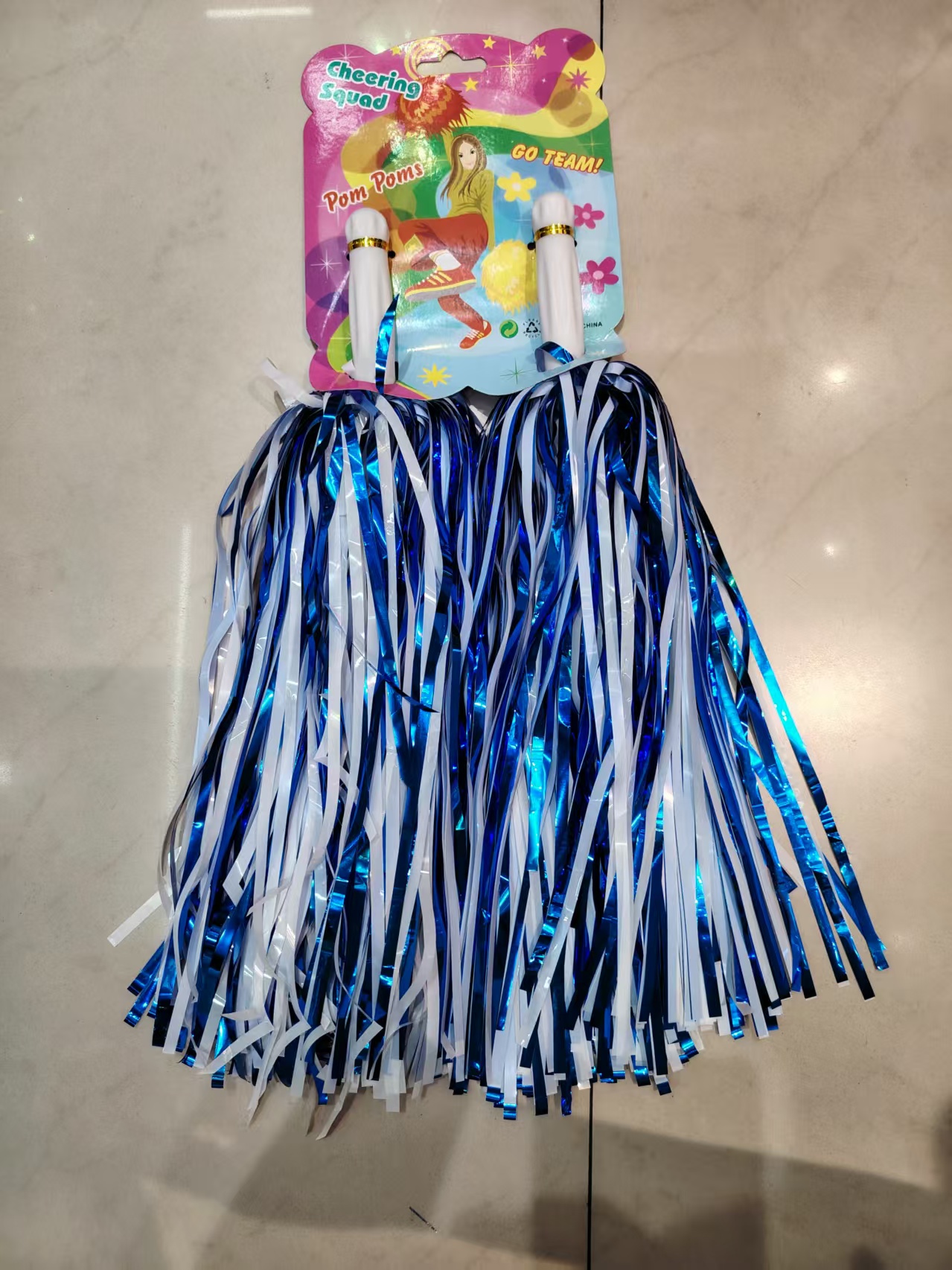 纹细丝加密花球啦啦队啦啦操花球手拿花学校运动会活动助威道具啦啦队彩球广场舞手摇花直柄加油棒拉花彩带丝带婚庆详情3