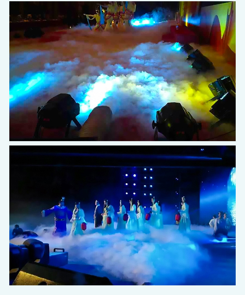 Procesamiento de fábrica equipo de efectos especiales de escenario personalizado máquina de niebla doble 3000W de alta potencia para bodas bar show gran efecto de humo máquina de niebla de agua máquina de humo de escenario pic 10