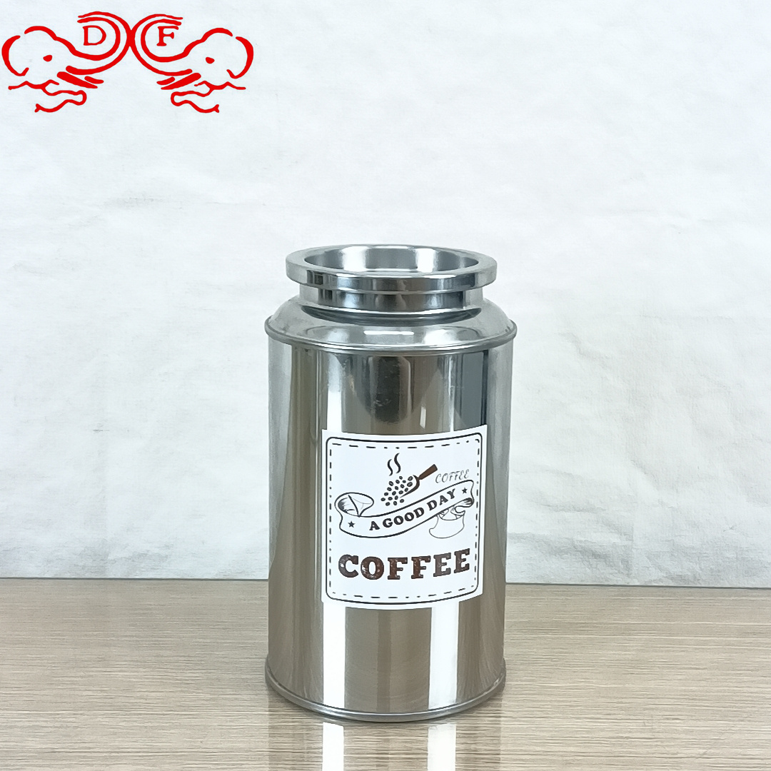 DF99118 stainless steel coffee powder storage tank, sealed tank, preservation tank, round storage tank, cat and dog food storage tank, DF TRADINGHOUSE Application Scenario