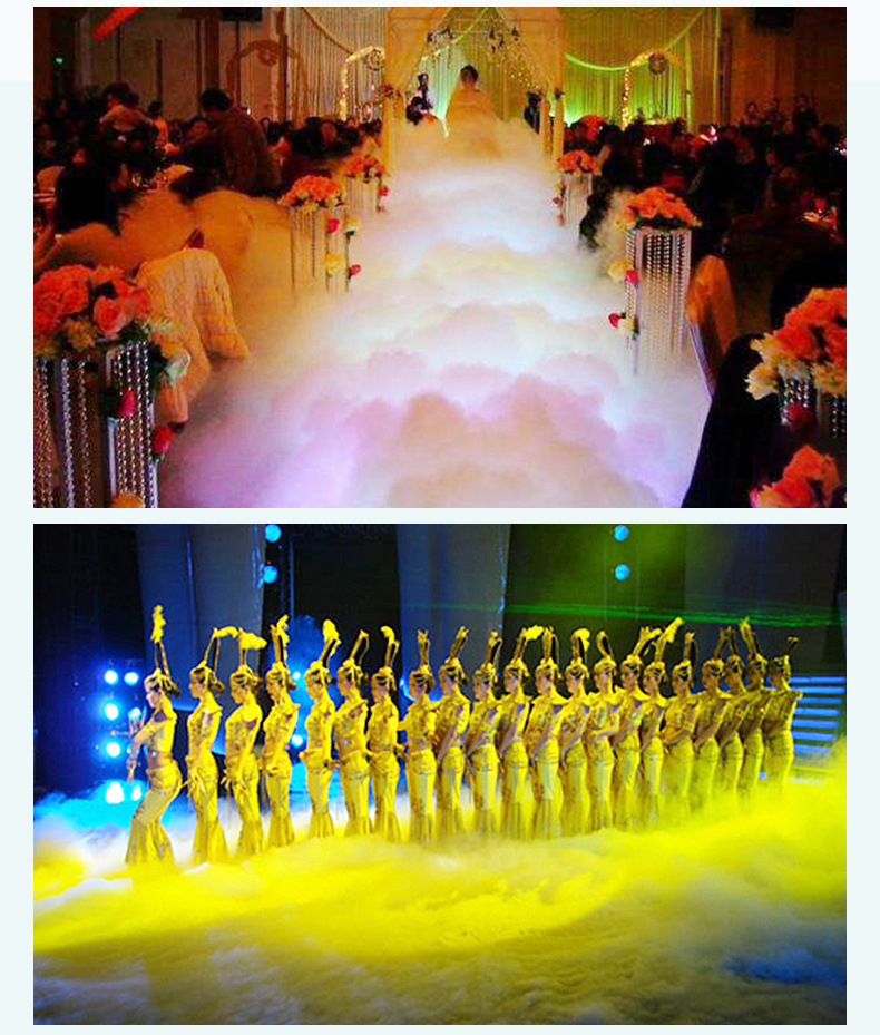 Procesamiento de fábrica equipo de efectos especiales de escenario personalizado máquina de niebla doble 3000W de alta potencia para bodas bar show gran efecto de humo máquina de niebla de agua máquina de humo de escenario pic 9