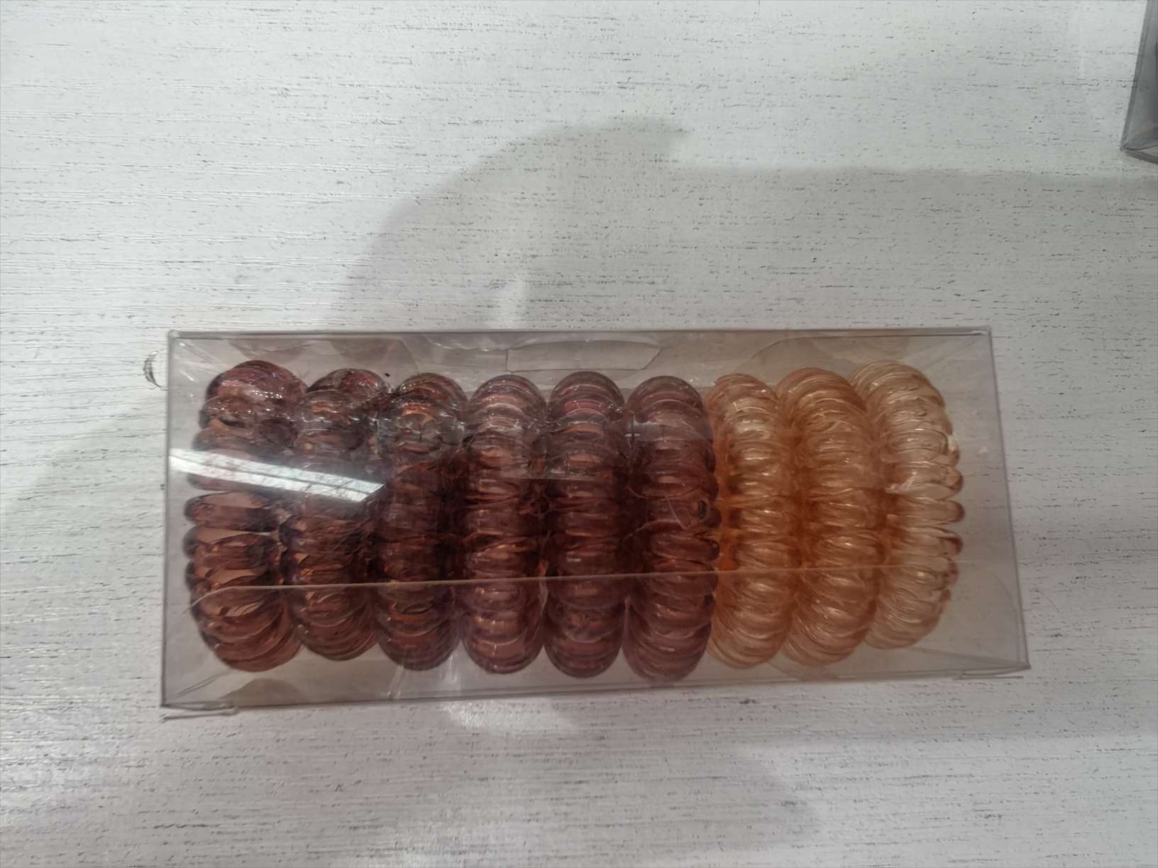 Telephone line hair coil box set of 9 pieces, with good elasticity and headband Item Picture