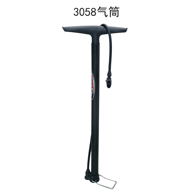 3058长落地气筒篮球玩具充气泵自行车打气筒汽车气筒便携家用单车打气筒