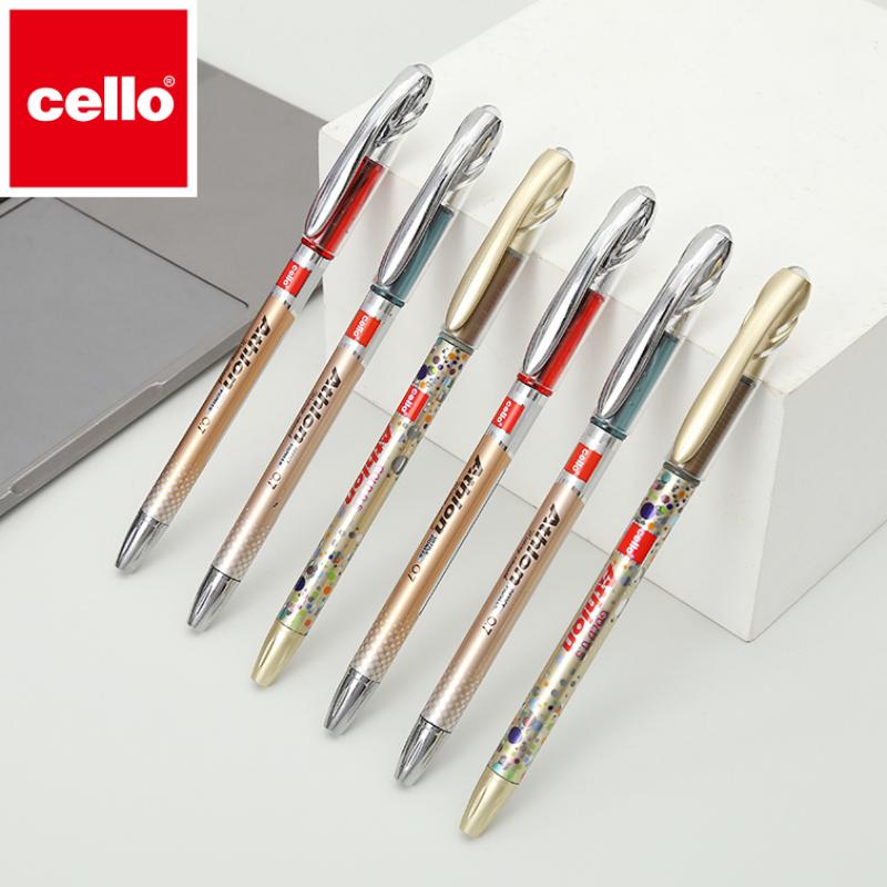 كتابة قلم حبر من طراز CL-1177 بقلم حبر من طراز CL-1177 بشكل سلس من بطاقة Cello Specification image