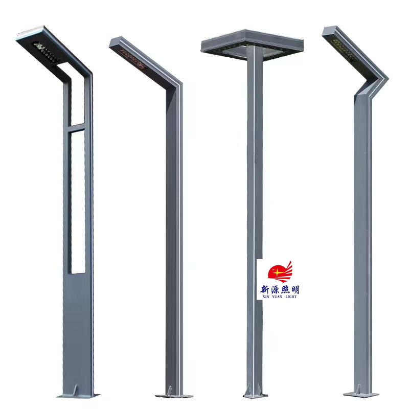 LED solar aluminum profile garden lights, landscape lights, outdoor lawn lights, 3-meter garden street lights, aluminum profiles in irregular shapes Specification image
