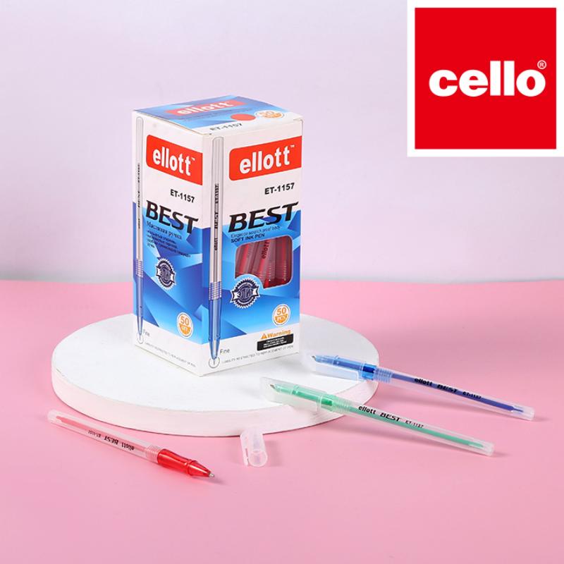 cello牌流畅书写长盖帽圆珠笔ET-1157