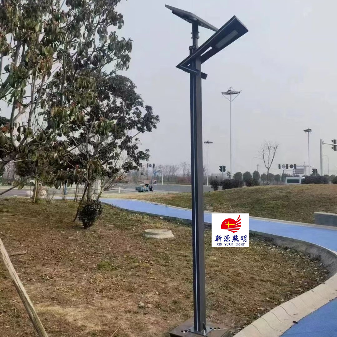 LED solar aluminum profile garden lights, landscape lights, outdoor lawn lights, 3-meter garden street lights, aluminum profiles in irregular shapes Application Scenario