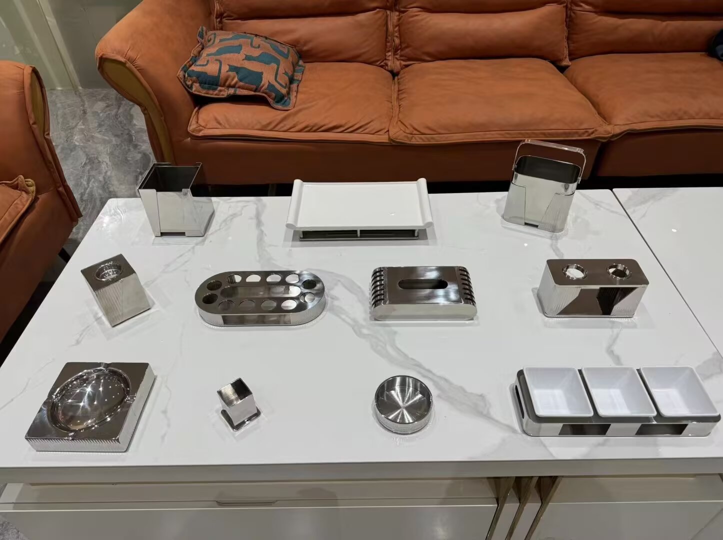 商务会所包厢摆台夜场KTV酒吧会所/Party.K摆件烟灰缸大果盘纸巾盒话筒架详情8