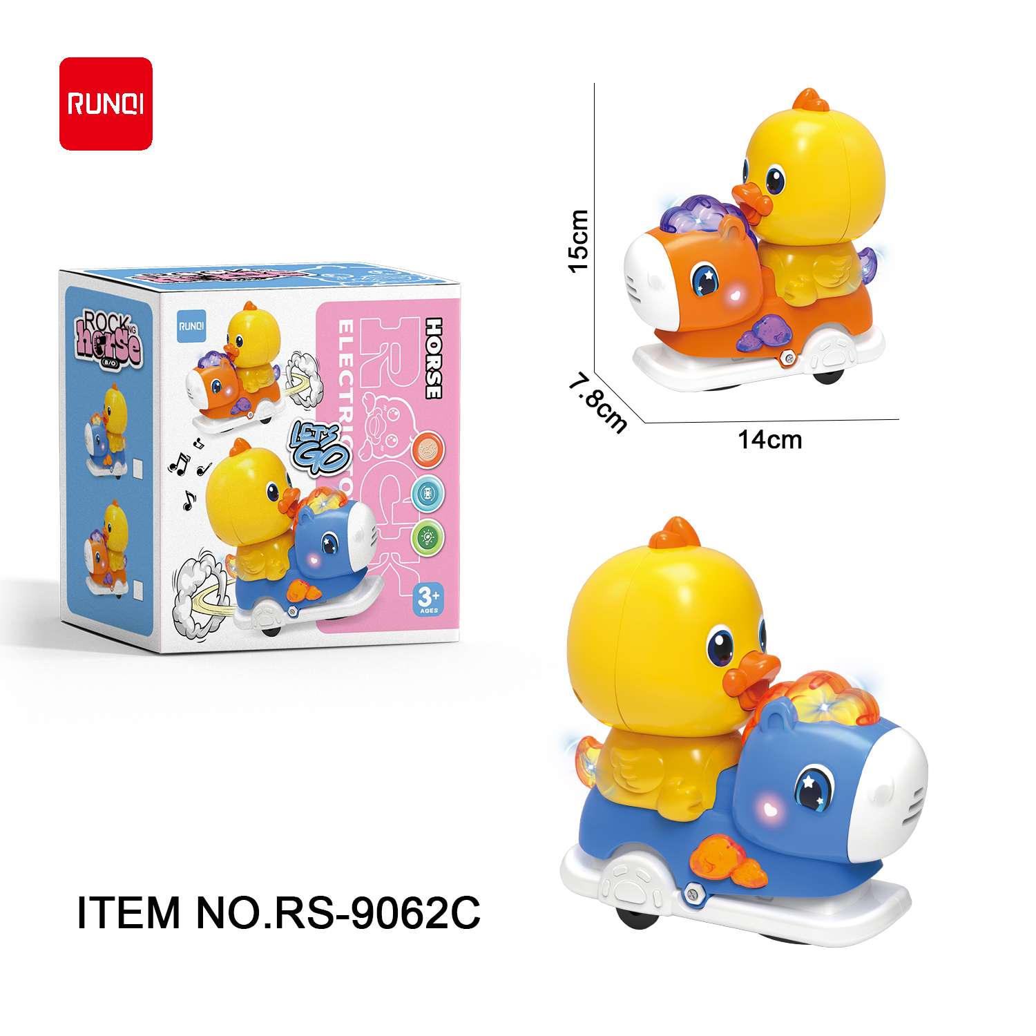 Electric Wooden horse duck Item Picture