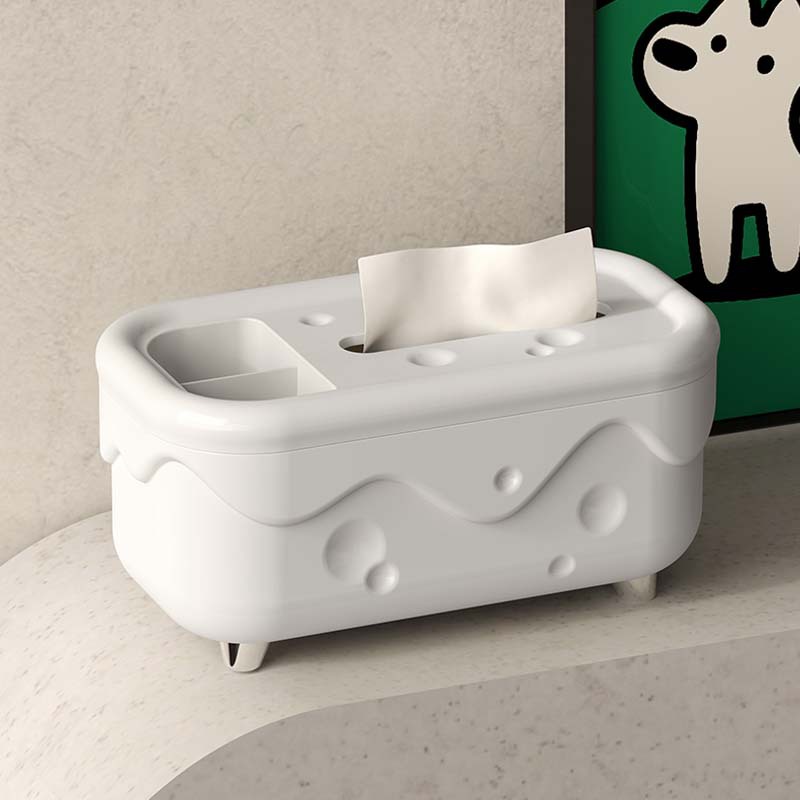 Q35-7424 New household tissue box, high-end living room tissue box, remote control, coffee table, cheese storage box